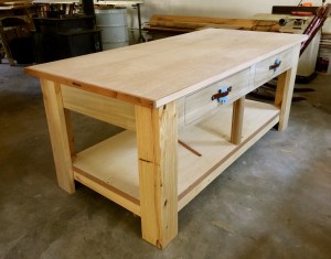 New studio worktable!
